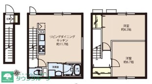 レピュア学芸大学レジデンスの物件間取画像